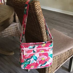 NWT- Vera Bradley triple zip hipster crossover bag